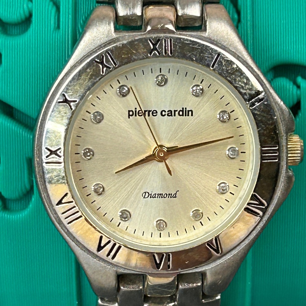 Pierre Cardin Two-Toneâ Diamond Dial Ladies' Watch - PCD4031TC
